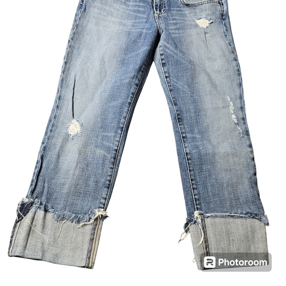 Joe's Cuffed Kicker Distressed Jeans - Picture 2 of 7